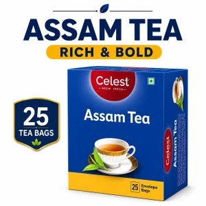 Celest Assam Tea – 25 Black Teabags | Enveloped Tea Bags