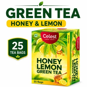 Celest Lemon & Honey – 25 Tea Bags | Green Tea for Weight Loss