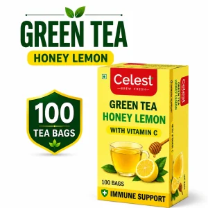 Celest Lemon & Honey - 100 Tea Bags with added Vitamin C | Green Tea