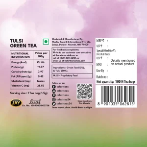 Celest Tulsi Green – 25 Tea Bags | Green Tea Tulsi