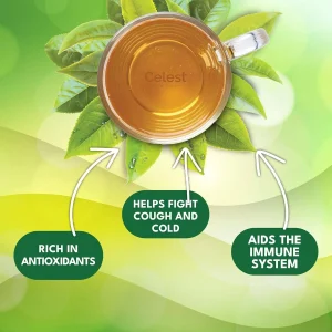 Celest Tulsi Green – 25 Tea Bags | Green Tea Tulsi