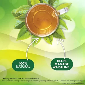 Celest Lemon & Honey – 25 Tea Bags | Green Tea for Weight Loss